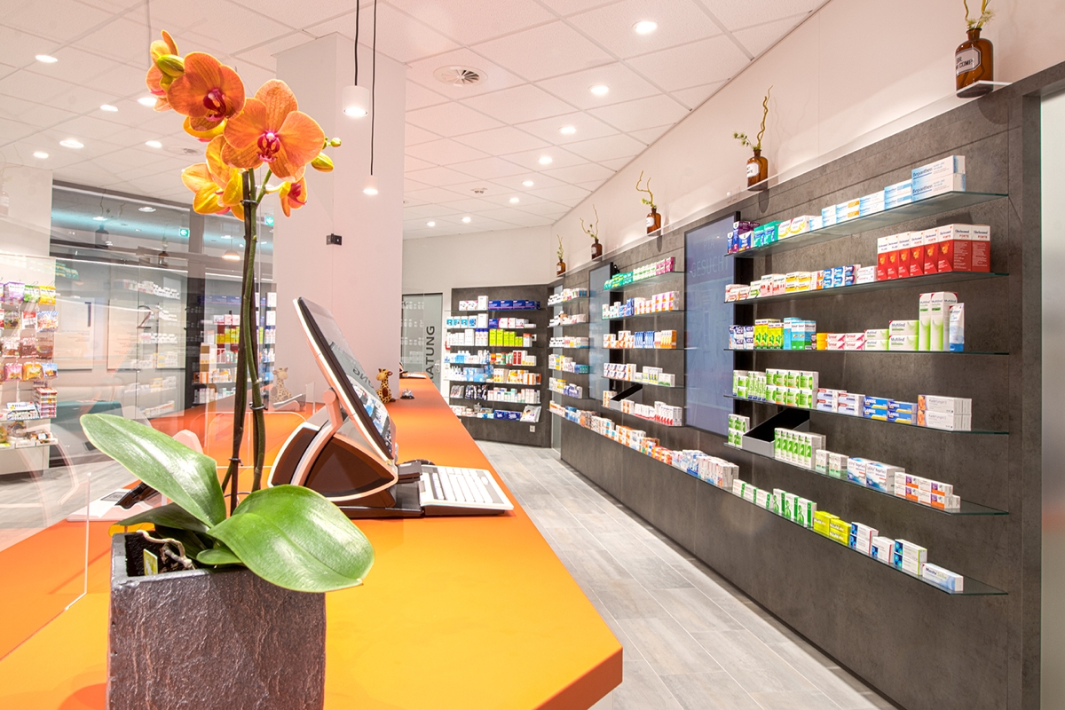 Innenansicht der Apotheke am Klinikum
